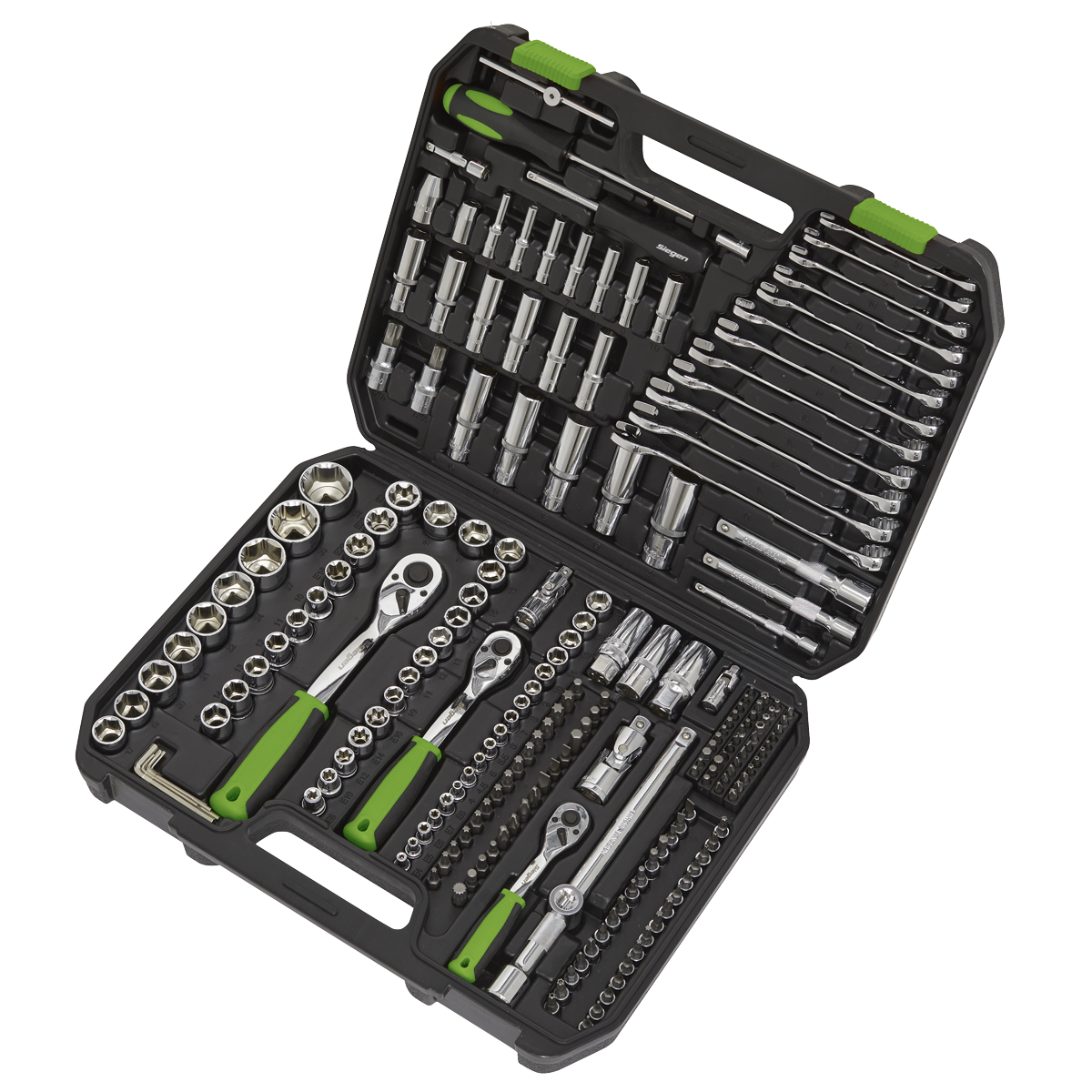 Sealey 219pc 1/4", 3/8" & 1/2"Sq Drive Socket Set S01212