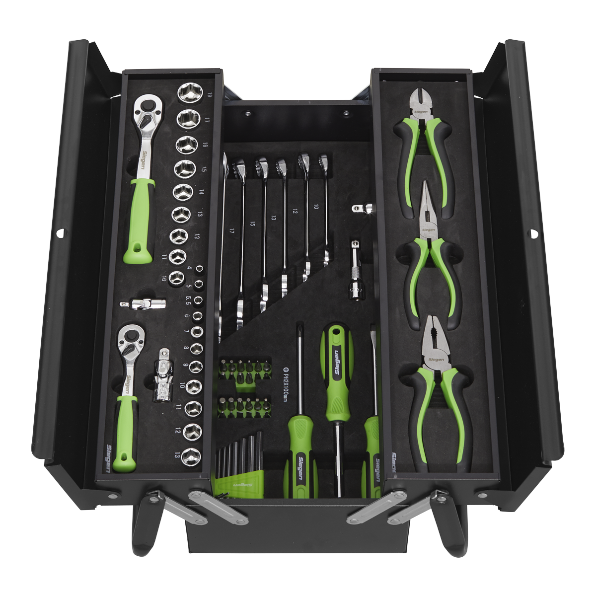 Sealey 70pc Tool Kit with Cantilever Toolbox S01215