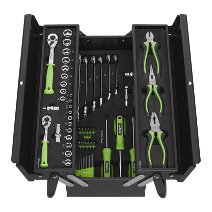 Sealey 70pc Tool Kit with Cantilever Toolbox S01215