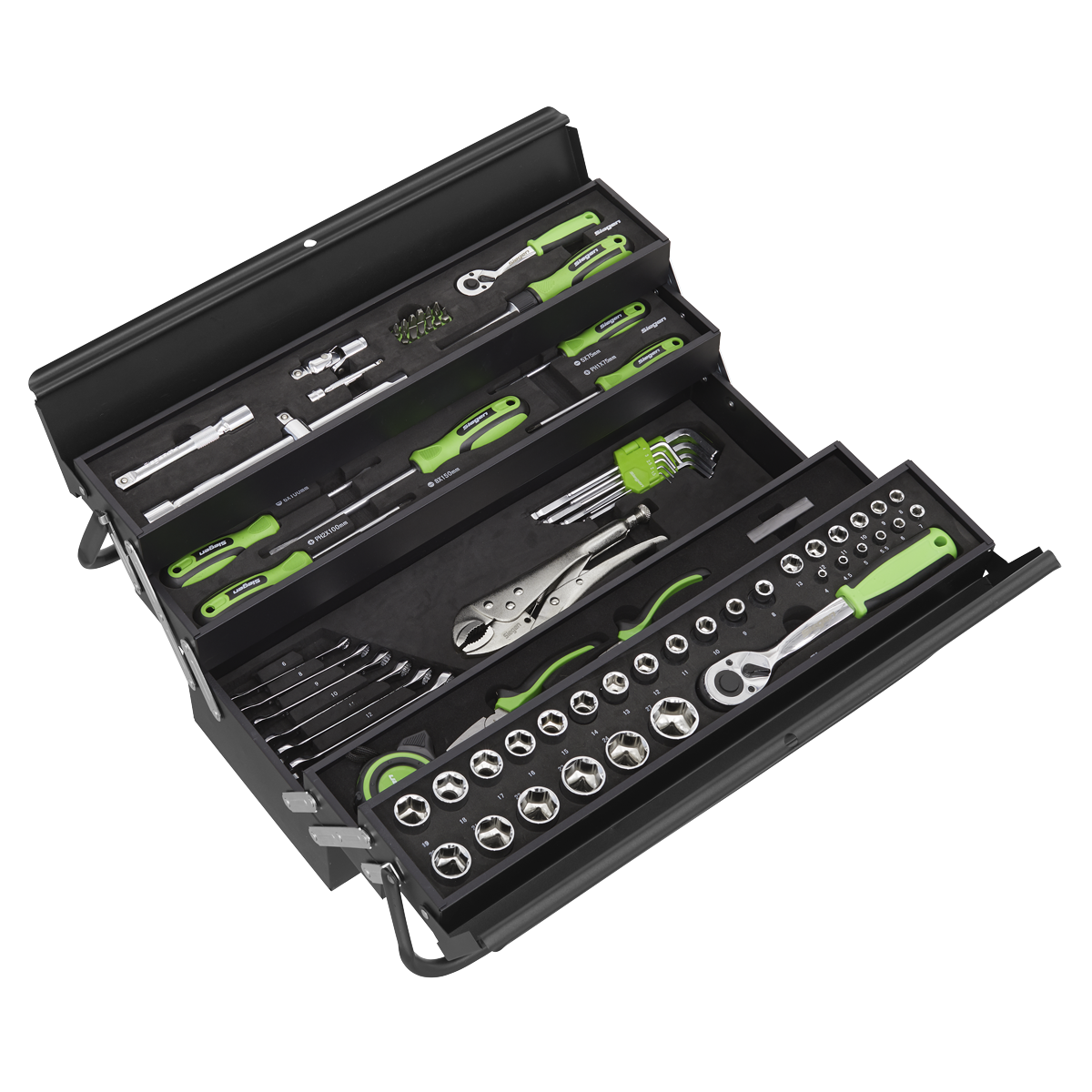 Sealey 86pc Tool Kit with Cantilever Toolbox S01216