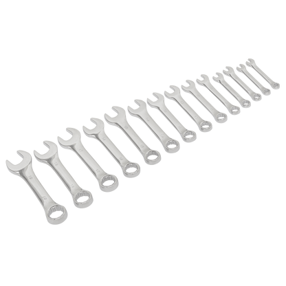 Sealey 14pc Stubby Combination Spanner Set S01232