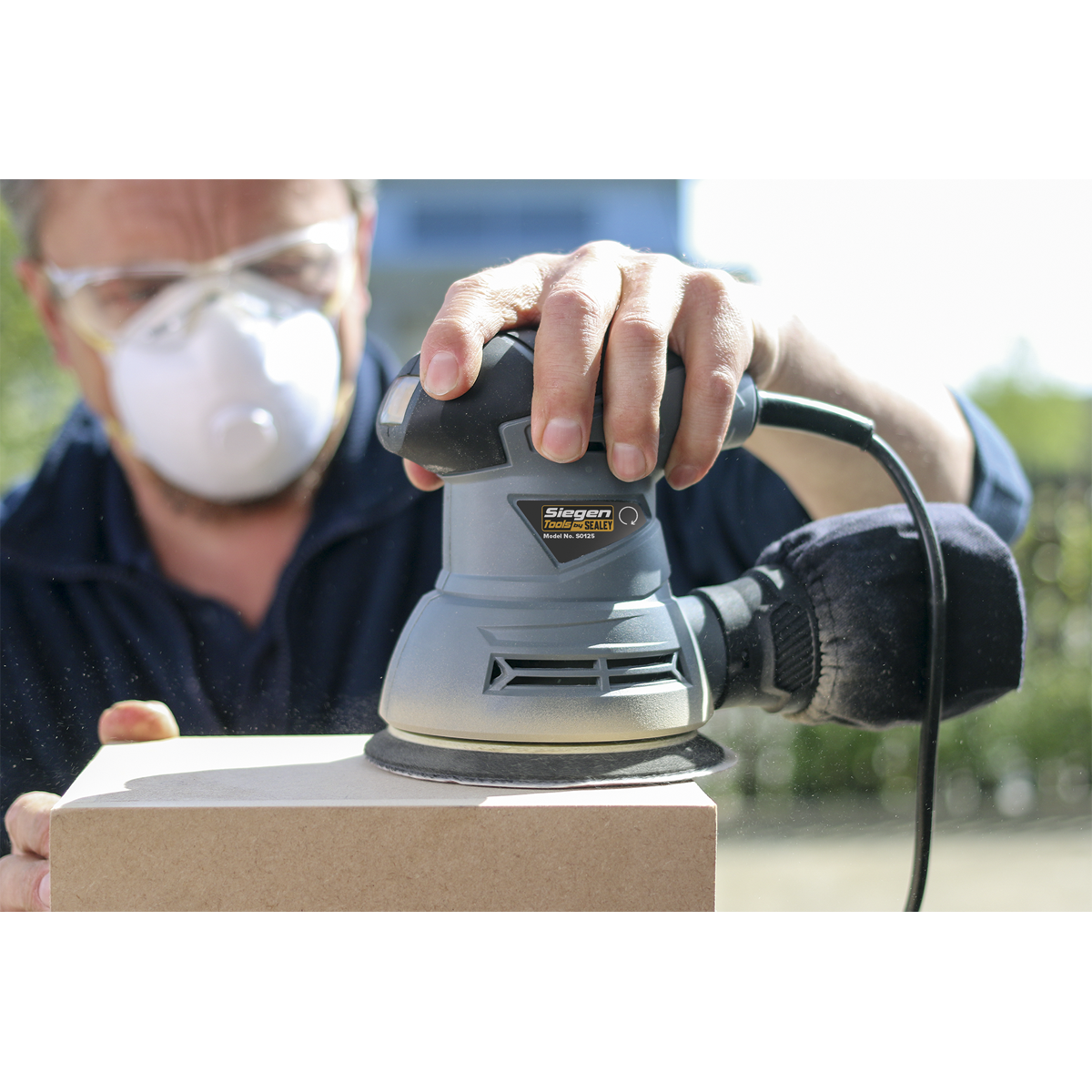 Sealey Ø125mm Dual Action Palm Sander 240W S0125