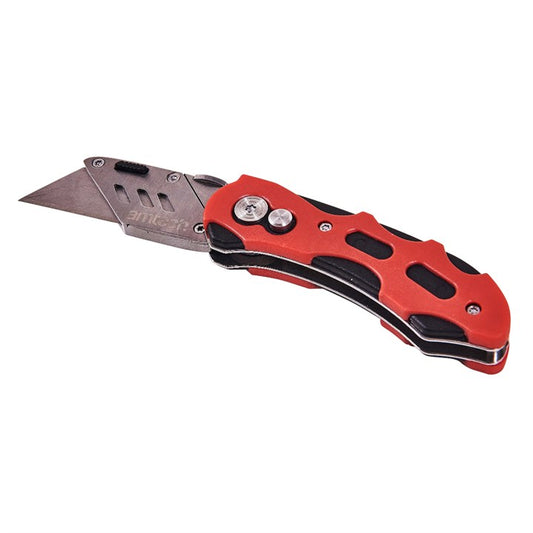 Amtech Folding lock-back utility knife with comfort grip S0295