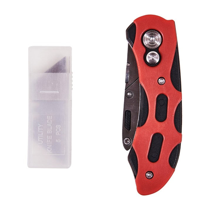 Amtech Folding lock-back utility knife with comfort grip S0295