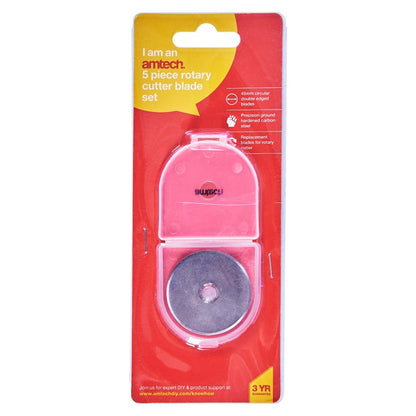 Amtech 5 Piece rotary cutter blades S0314