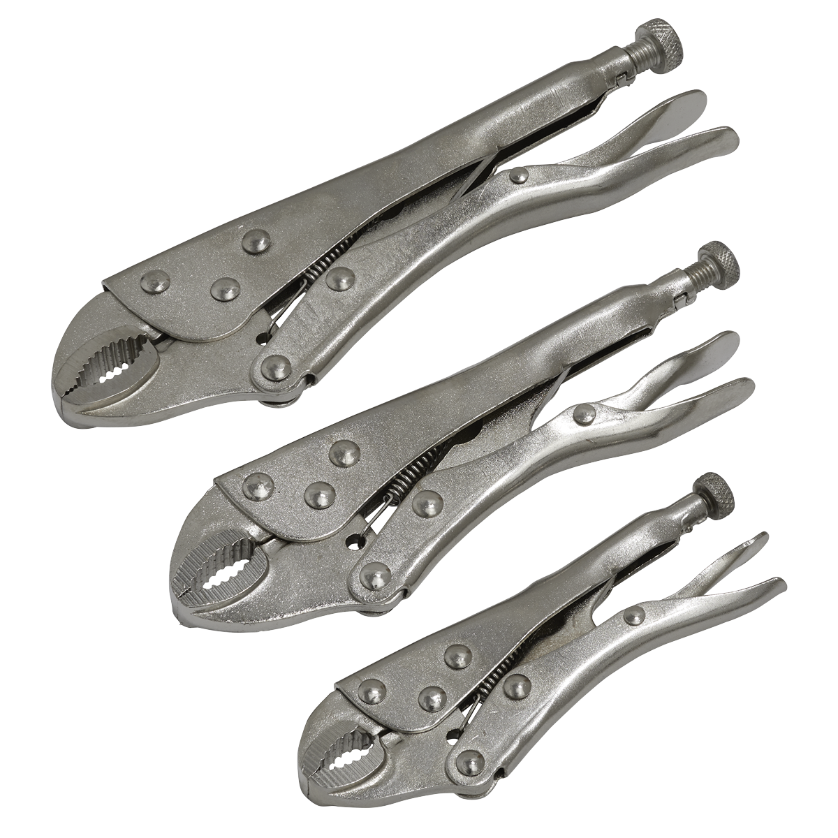 Sealey 3pc Locking Pliers Set S0463