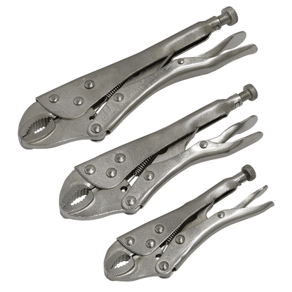 Sealey 3pc Locking Pliers Set S0463