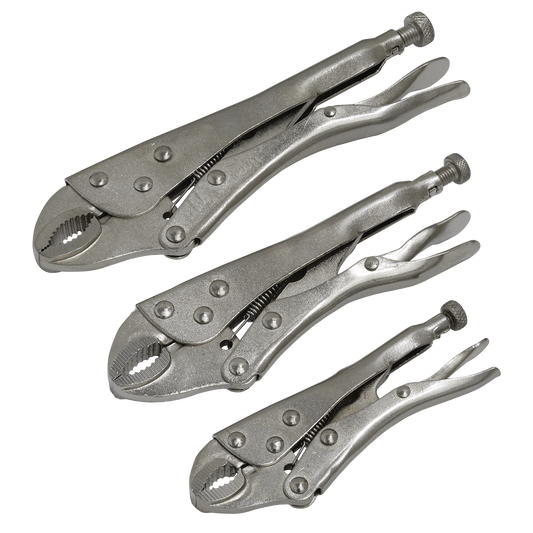 Sealey 3pc Locking Pliers Set S0463