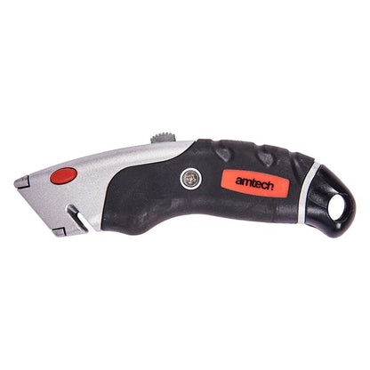 Amtech Retractable utility knife with soft grip S0476