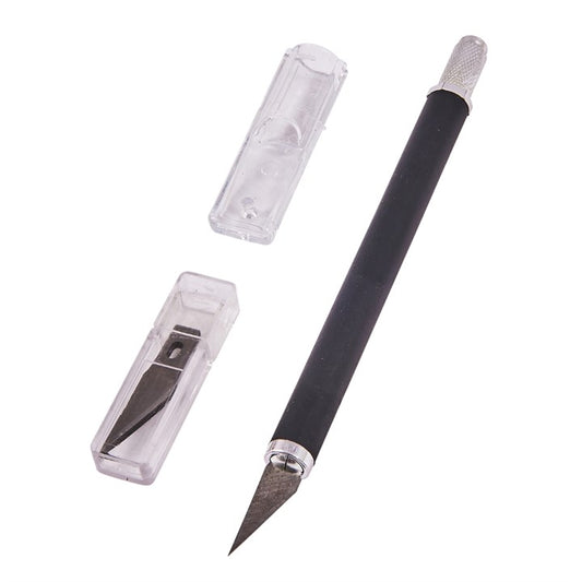 Amtech Hobby knife with 5 spare blades S0492