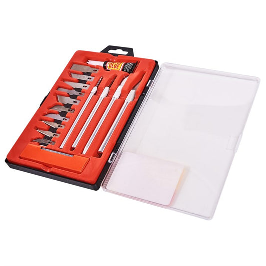 Amtech 17 Piece hobby knife kit S0495