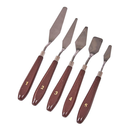 Amtech 5 Piece painting knife set S0570