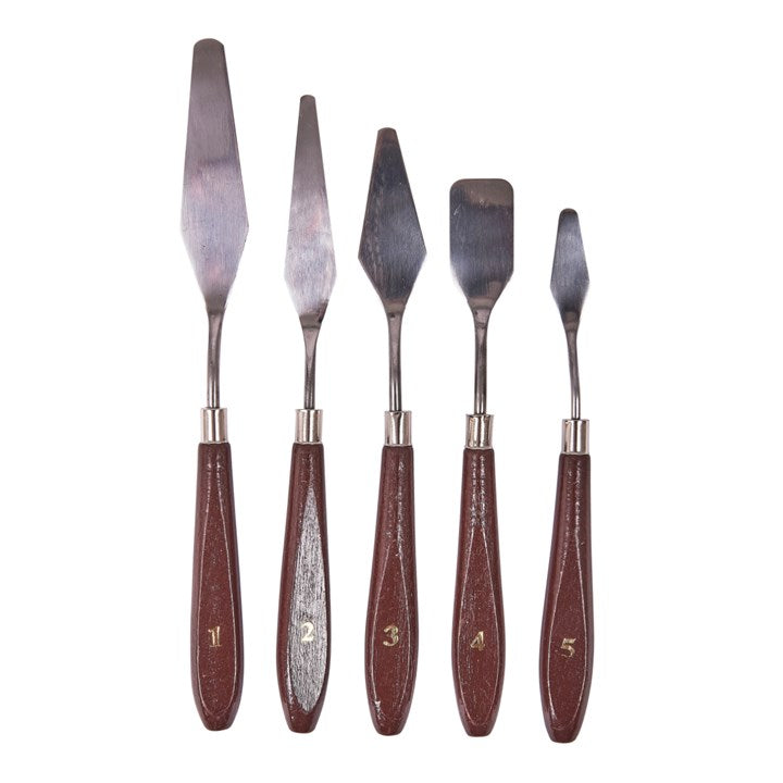 Amtech 5 Piece painting knife set S0570
