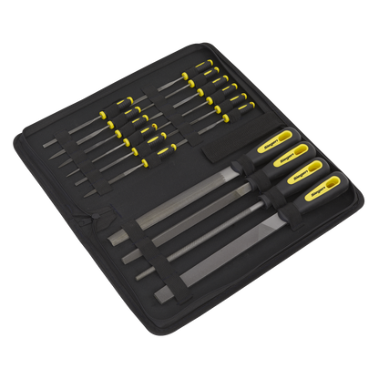 Sealey 16pc Engineer's & Needle File Set S05781