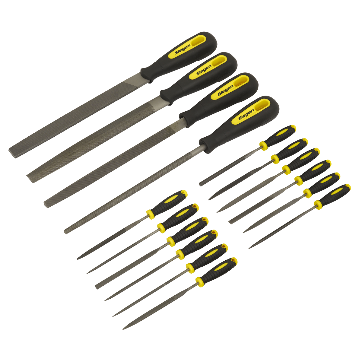 Sealey 16pc Engineer's & Needle File Set S05781