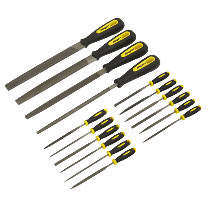 Sealey 16pc Engineer's & Needle File Set S05781