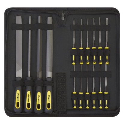 Sealey 16pc Engineer's & Needle File Set S05781