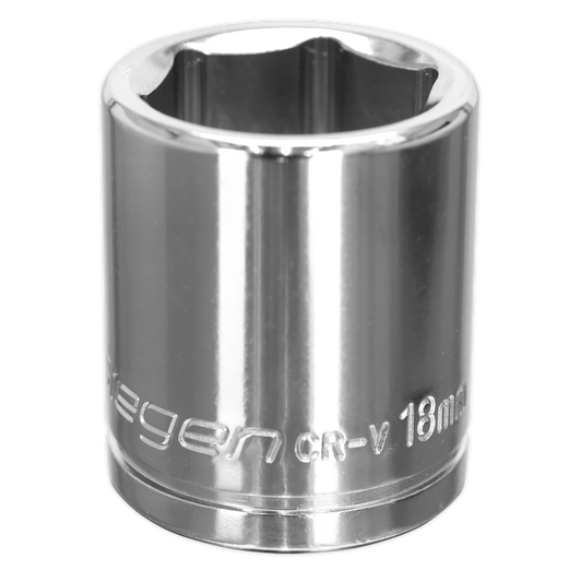 Sealey 18mm 3/8"Sq Drive WallDrive® Socket S0585