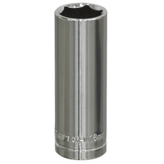 Sealey 16mm Deep 3/8"Sq Drive WallDrive® Socket S0594