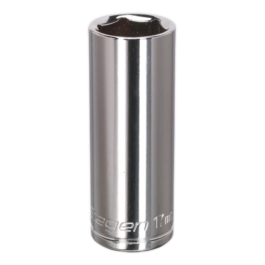 Sealey 17mm Deep 3/8"Sq Drive WallDrive® Socket S0595