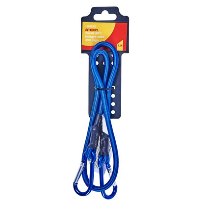 Amtech 900mm (36") Bungee cord with spring loaded clips S0617