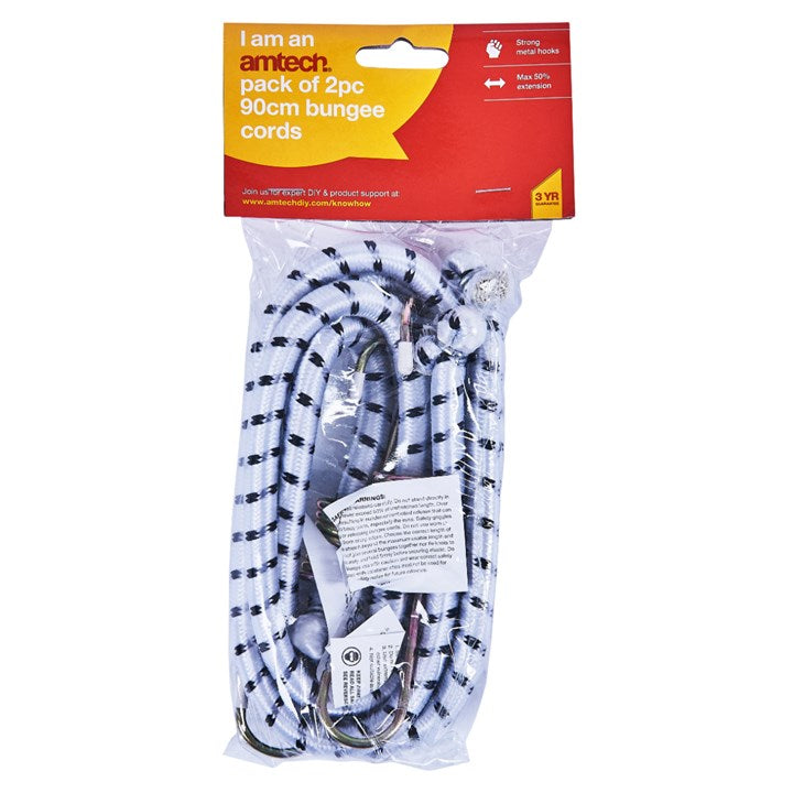 Amtech 900mm (36") Bungee cords (2 pack) S0650