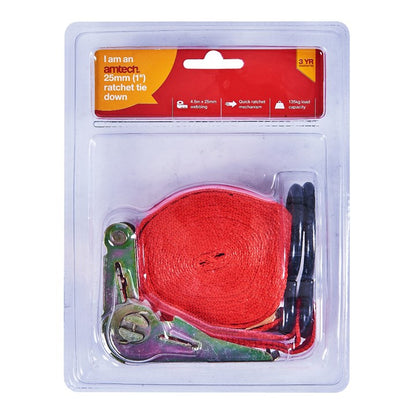 Amtech 450cm Ratchet tie down S0701