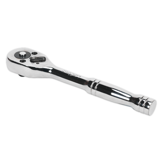 Sealey 1/4"Sq Drive Pear-Head Ratchet Wrench with Flip Reverse S0704