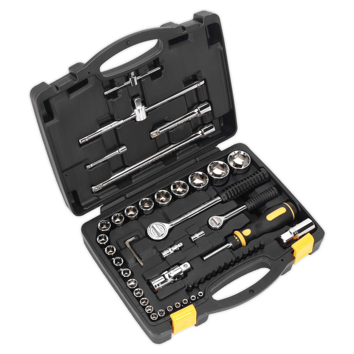 Sealey 52pc 1/4" & 1/2"Sq Drive Socket Set S0711