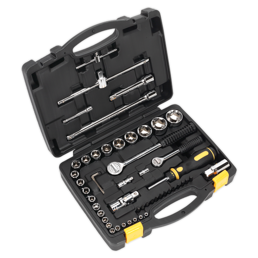Sealey 52pc 1/4" & 1/2"Sq Drive Socket Set S0711