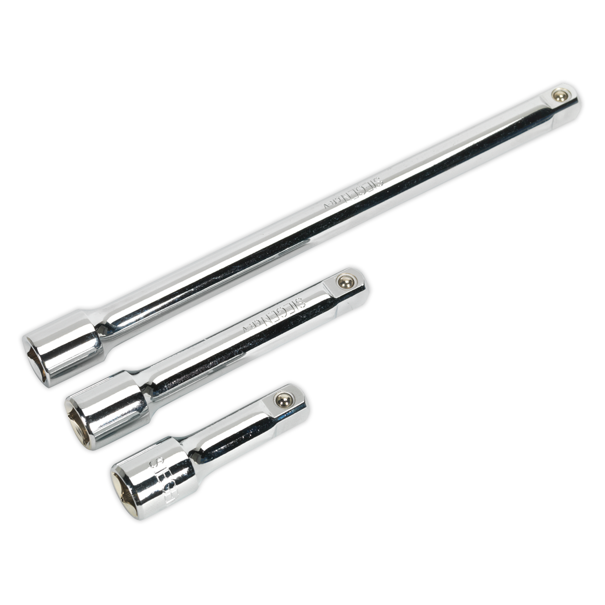 Sealey 3pc 1/2"Sq Drive Extension Bar Set S0720
