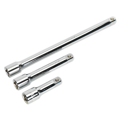 Sealey 3pc 1/2"Sq Drive Extension Bar Set S0720