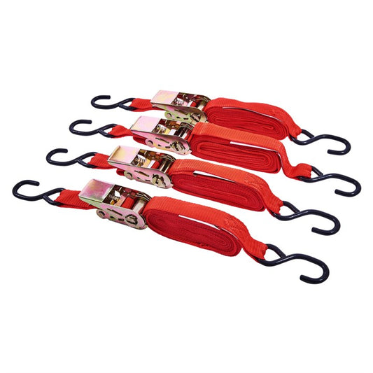 Amtech 4 Piece 450cm Ratchet tie down set S0751