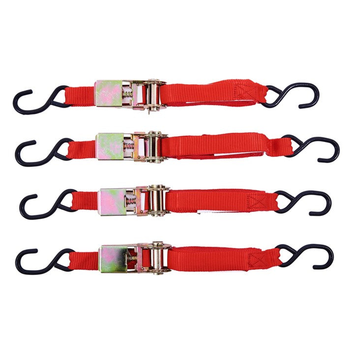 Amtech 4 Piece 450cm Ratchet tie down set S0751