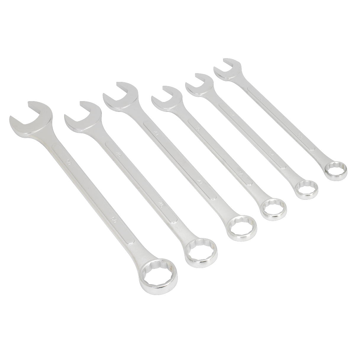 Sealey 6pc Super Jumbo Combination Spanner Set S0751