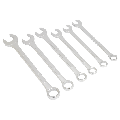 Sealey 6pc Super Jumbo Combination Spanner Set S0751