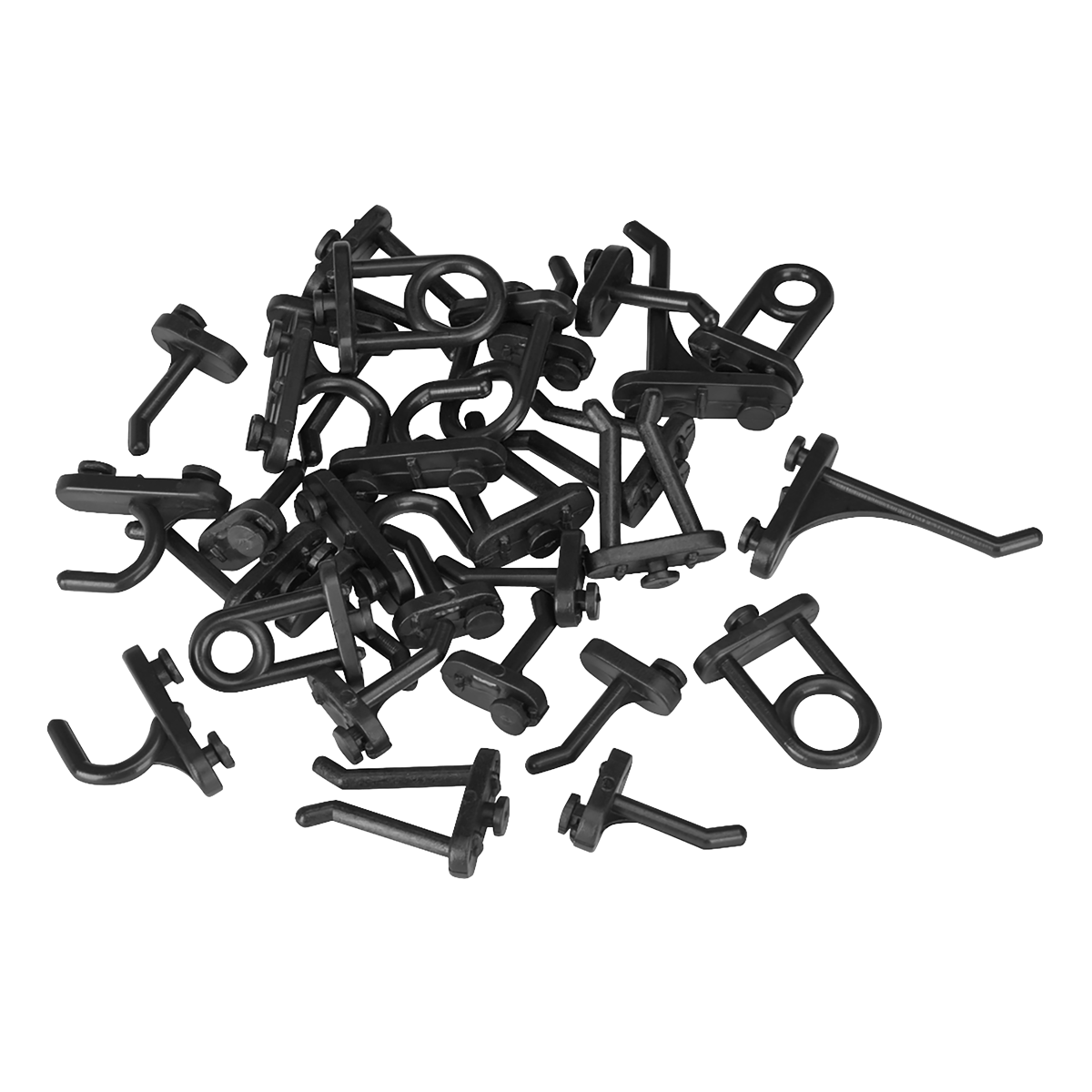 Sealey 30pc Hook Assortment for Composite Pegboard S0766