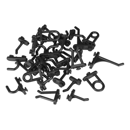 Sealey 30pc Hook Assortment for Composite Pegboard S0766