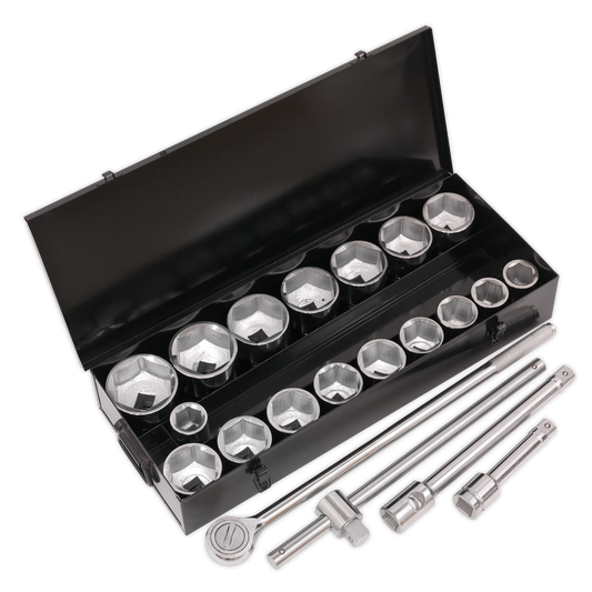 Sealey 21pc 1"Sq Drive Socket Set S0768