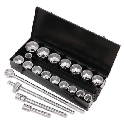 Sealey 21pc 1"Sq Drive Socket Set S0768