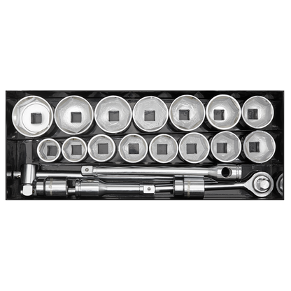Sealey 21pc 1"Sq Drive Socket Set S0768