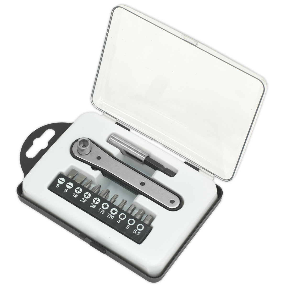 Sealey 12pc Ratchet Driver Bit Set S0775
