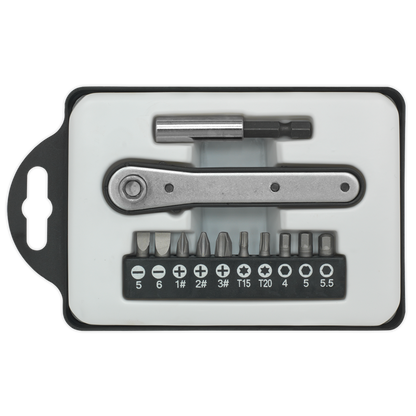Sealey 12pc Ratchet Driver Bit Set S0775