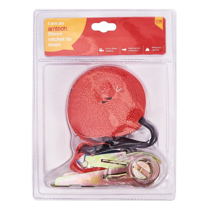 Amtech 670cm Ratchet tie down S0801