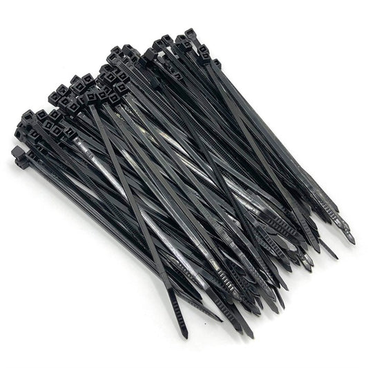 Amtech 100 Tie wraps (100mm x 2.5mm) - black S0810