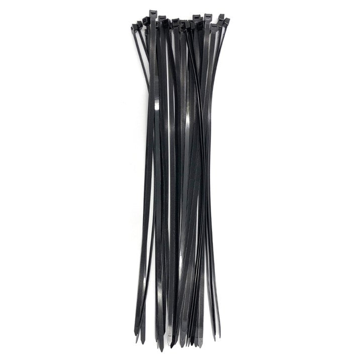 Amtech 30 Tie wraps (500mm x 6.5mm) - black S0813