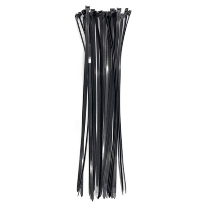 Amtech 30 Tie wraps (500mm x 6.5mm) - black S0813