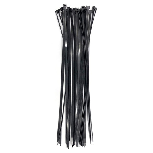 Amtech 30 Tie wraps (500mm x 6.5mm) - black S0813