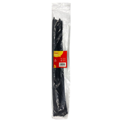 Amtech 30 Tie wraps (500mm x 6.5mm) - black S0813