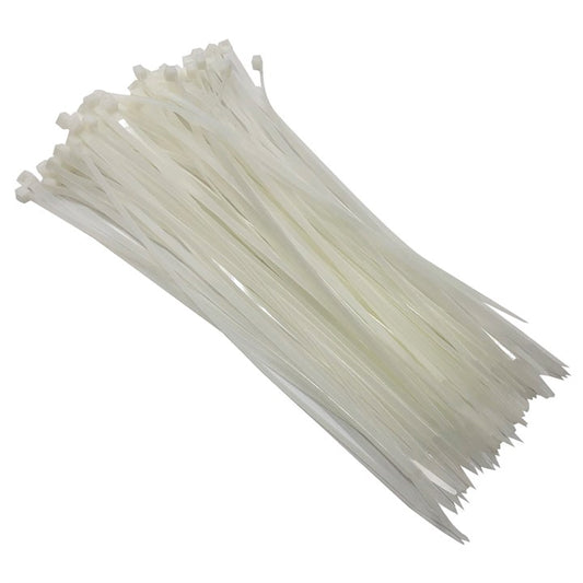 Amtech 60 Tie wraps (300mm x 4.8mm) - white S0822